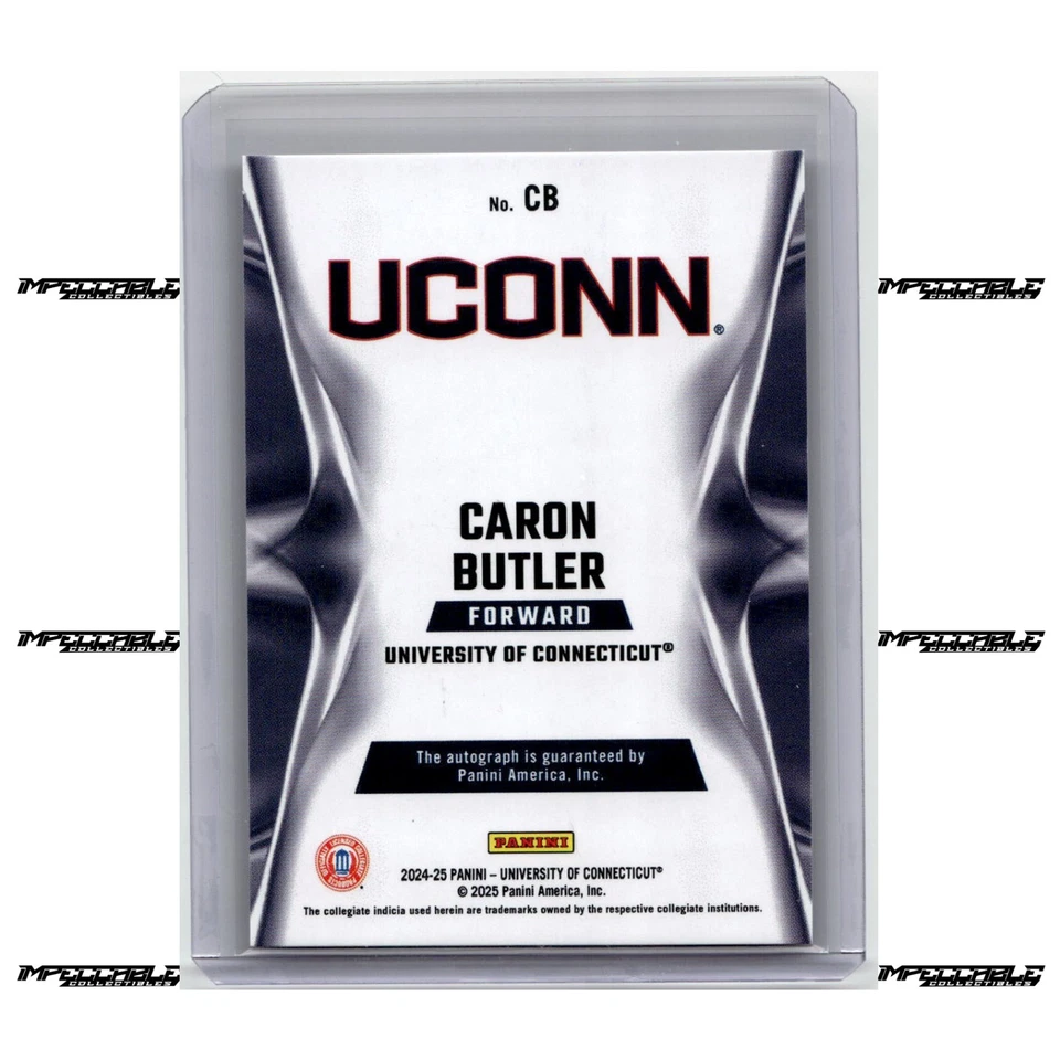 Panini UConn NIL 2024-25 - Firmas privadas #CB Caron Butler automático/50 Foto 2 de 2