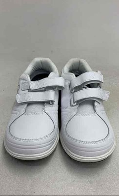 New Balance 813 White Leather Hook and Loop Men's Walking Shoes Size 10