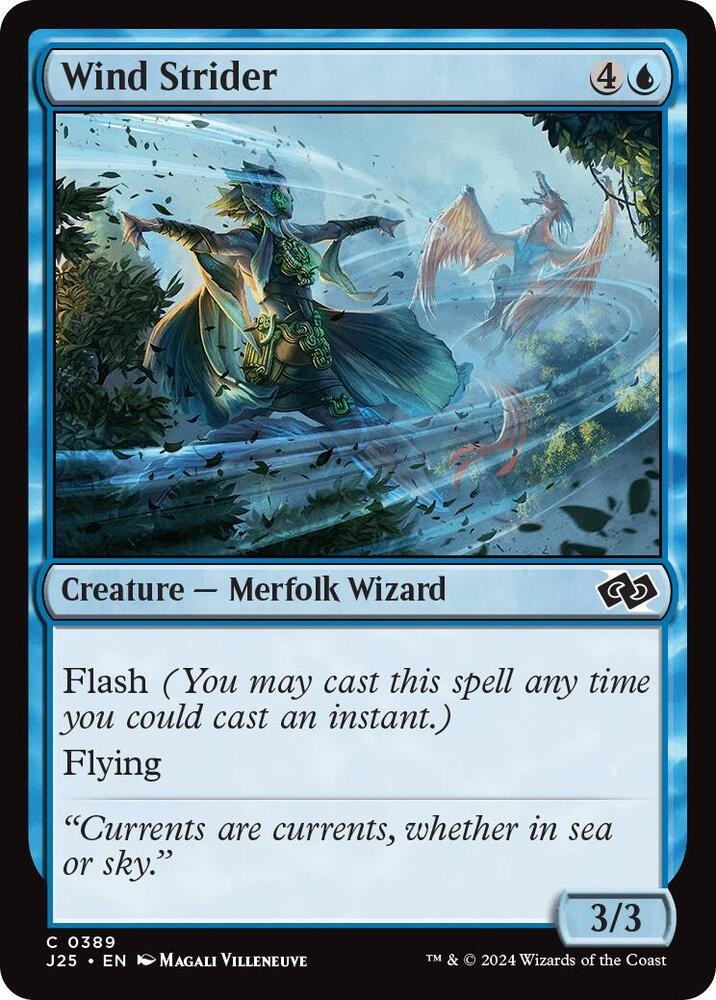 Wind Strider 389 Common Foundations Jumpstart Magic: The Gathering Near Mint