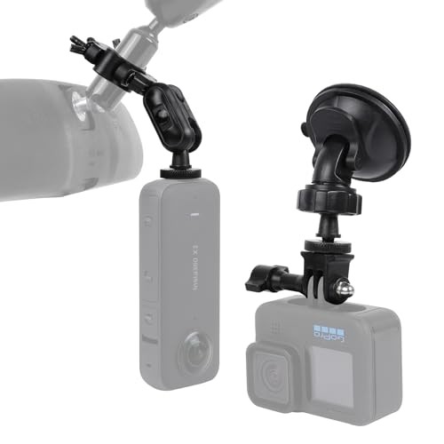 Dash GoPro Mount Rear View Mirror Holder Suction Cup Kit with Compatible with - Picture 2 of 8