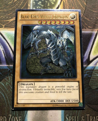 #ad #ad *** BLUE EYES WHITE DRAGON *** ULTIMATE RARE YSKR EN001 YUGIOH $9.95