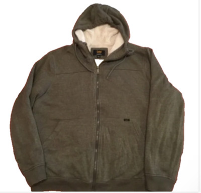MEN'S LEE WATER RESISTANT HOODED SHERPA JACKET L RELAXED FIT