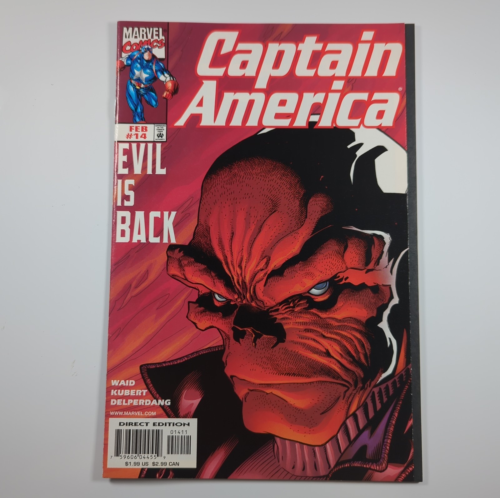 Captain America #14 1999 Marvel Comics Mark Waid Andy Kubert High Grade Comic