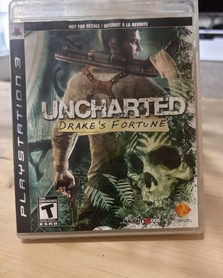 Uncharted Drakes Fortune PS3 PlayStation 3 Non Resale Version CIB Authentic