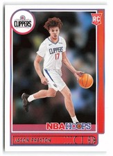 2021-22 Hoops #242 Jason Preston Rookie Los Angeles Clippers RC