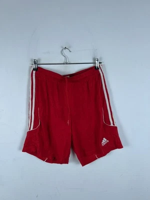 Short Adidas Homme Rouge & Blanc Taille L | Très Bon État | GS1162 - Photo 1/4