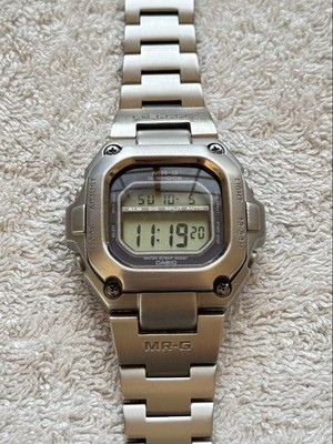 Casio G-SHOCK MRG-110TBN Blue Note Titanium Watch True Blue Dial