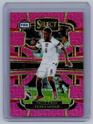 2023-24 Panini Select FIFA #69 Yunus Musah Pink Mojo #/199