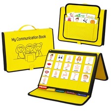Boczif Visual Communication Book, Nonverbal Board, Yellow