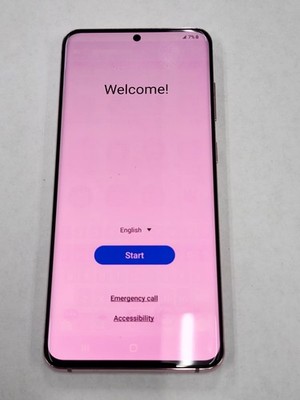 DEFECTIVE - Samsung Galaxy S20 5G - 128GB - Pink - GSM Unlocked - 12241