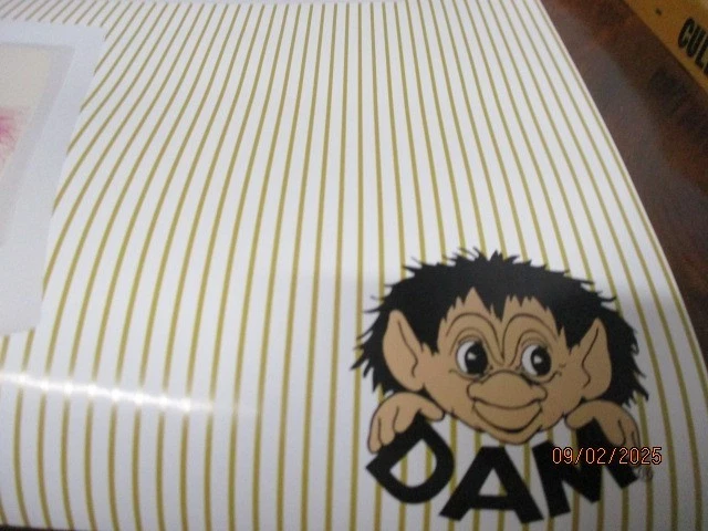 Vintage The Original Good Luck Troll poster 23.5" x 33.25" DAM Family - Image 2 of 3