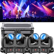 4 x 150W 18Prism LED Moving Head Light RGBW Gobo Beam Stage Lighting DJ DMX Show
