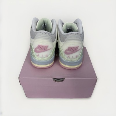 Men's Jordan 3 Retro OG Spring Is In The Air Sail/Jade-Aura Aura IF4396 100 13