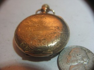 Nice 0s Pocket Watch Hunter Case JBoss Gold Fill