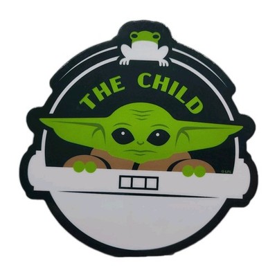 Star Wars Mandalorian The Child Grogu Vinyl Car Magnet 3.75'' Free Shipping