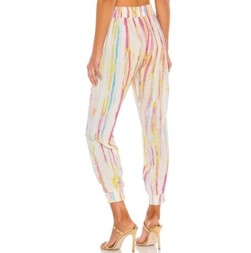 Hemant and Nandita Esme Lurex Multicolor Jogger Pants NEW - Picture 3 of 10