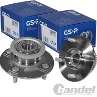 2X GSP RADLAGER-SATZ Hinten Beidseitig Passend FÜR Nissan Almera Links+Rechts