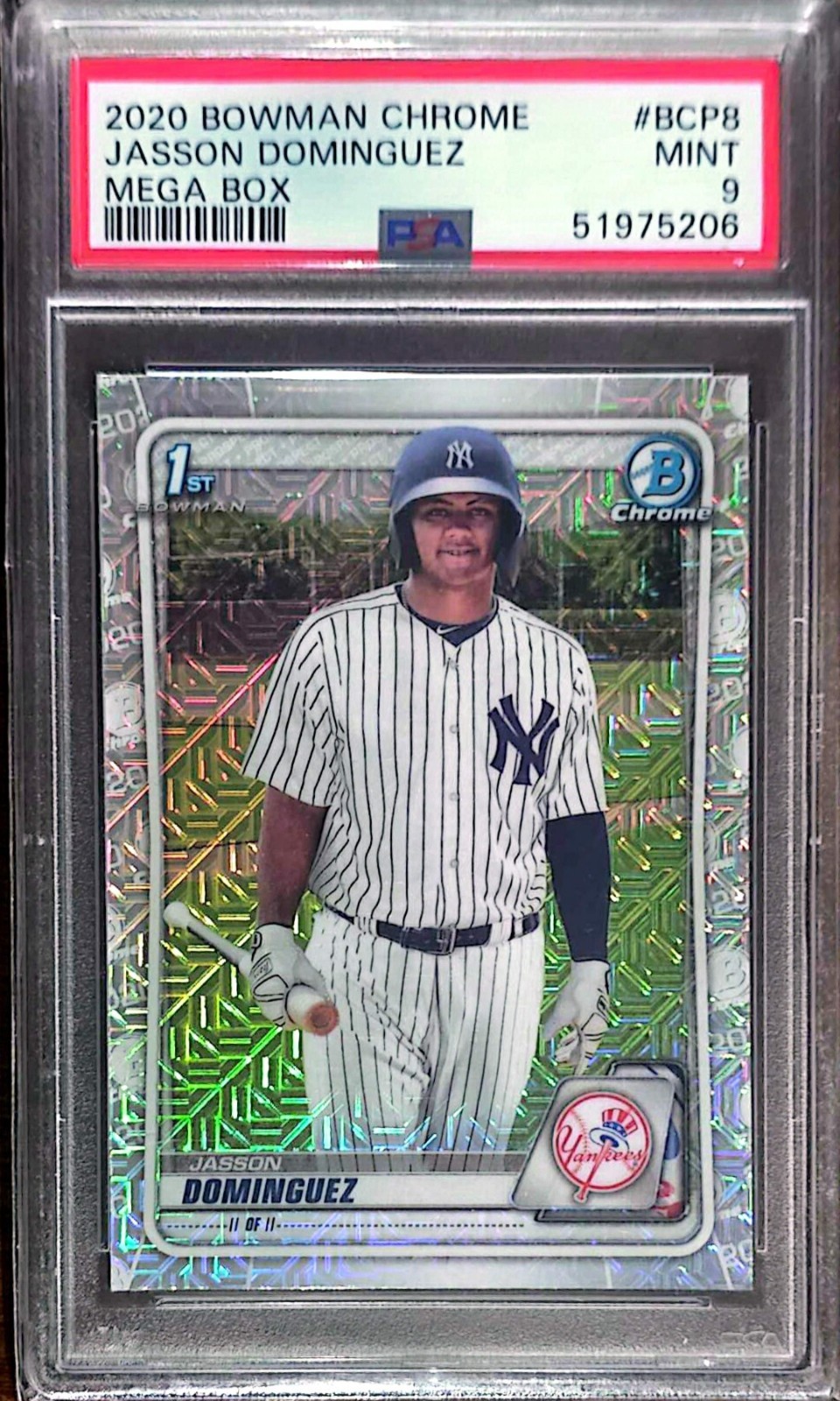 2020 Bowman - Chrome Prospects Jasson Dominguez #BCP-8 Mojo Refractor (RC)