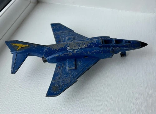 Dinky Toys No.725 Phantom II F-4K 1970s Military Aircraft Plane Vintage Die Cast