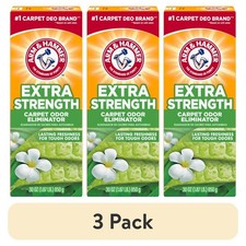  3 pack Extra Strength Carpet Odor Eliminator Powder, Fresh Scent, 30 oz