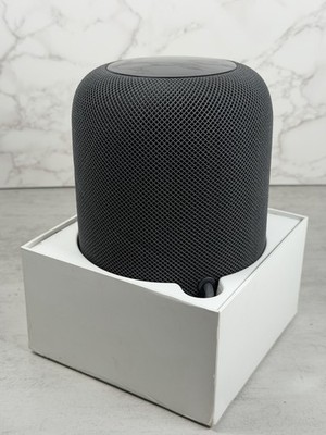 Apple HomePod 1st Gen A1639 W/Box- For Parts/ Repair (POWERS ON