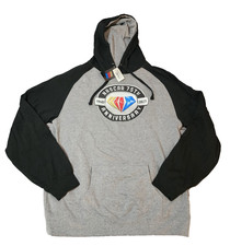 NASCAR Men's XL 75th Anniversary Pullover Hoodie Sweatshirt in Black/Grey - 59