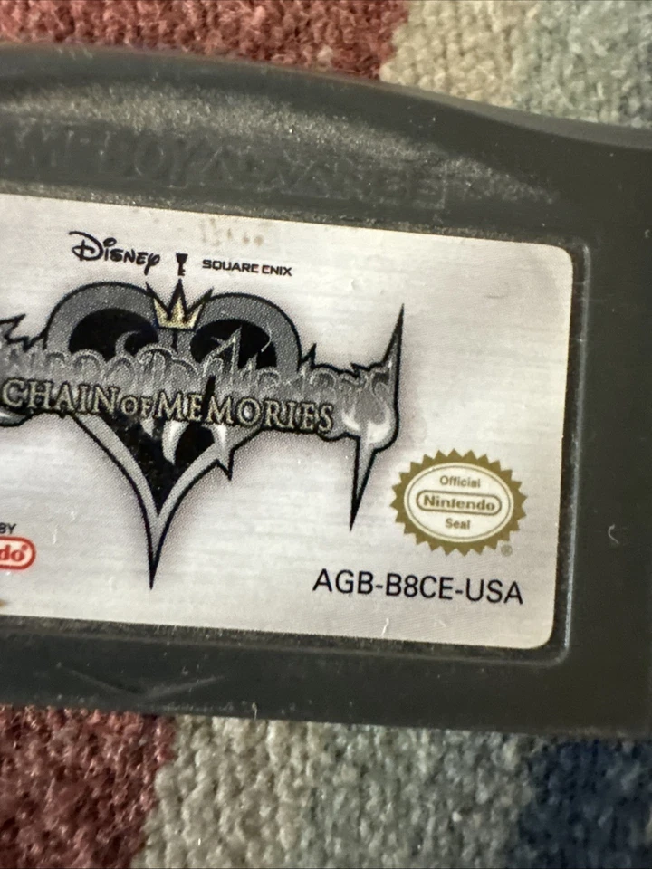 Kingdom Hearts: Chain of Memories - Game Boy Advance (2004) Auténtico, Probado Foto 4 de 4