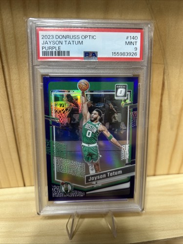 PSA 9 - 2023 Donruss Optic - Jayson Tatum #140 Purple