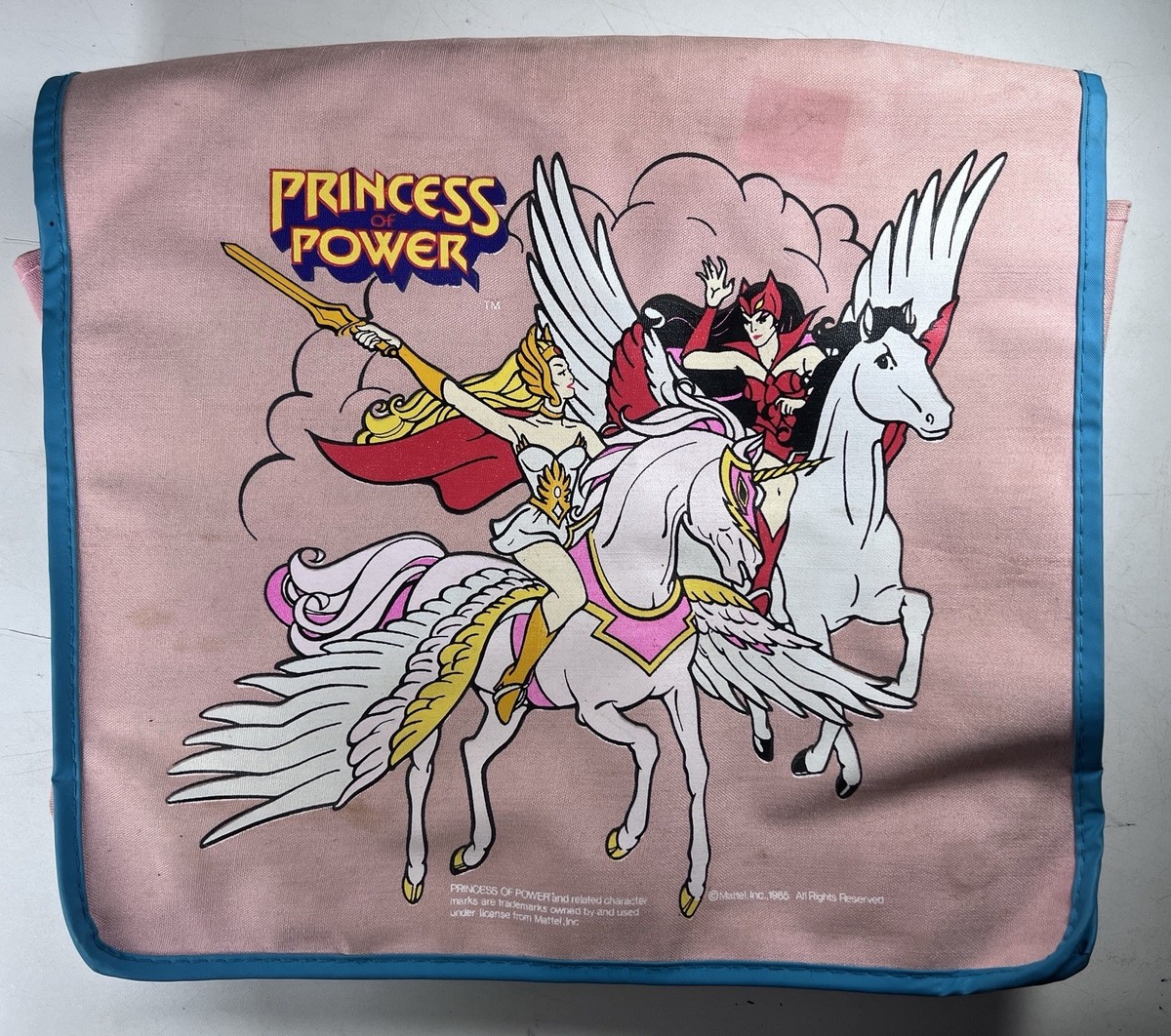 She-Ra Shera MOTU Pink Canvis Backpack Vintage Princess Of Power