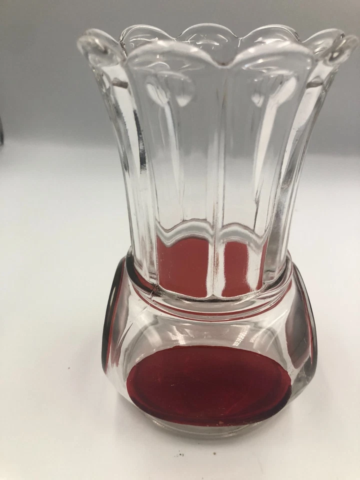 Ruby Stained Nail Celery Vase - Image 3 of 4