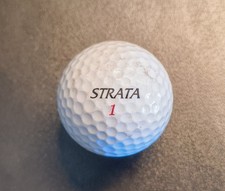 Vintage STRATA 1 Golf Ball Tour Professional 90, Used, Minor Wear, Collectible