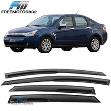 Fits 08-11 Ford Focus Sedan Mugen Style Acrylic Window Visors Vent Shade 4pcs