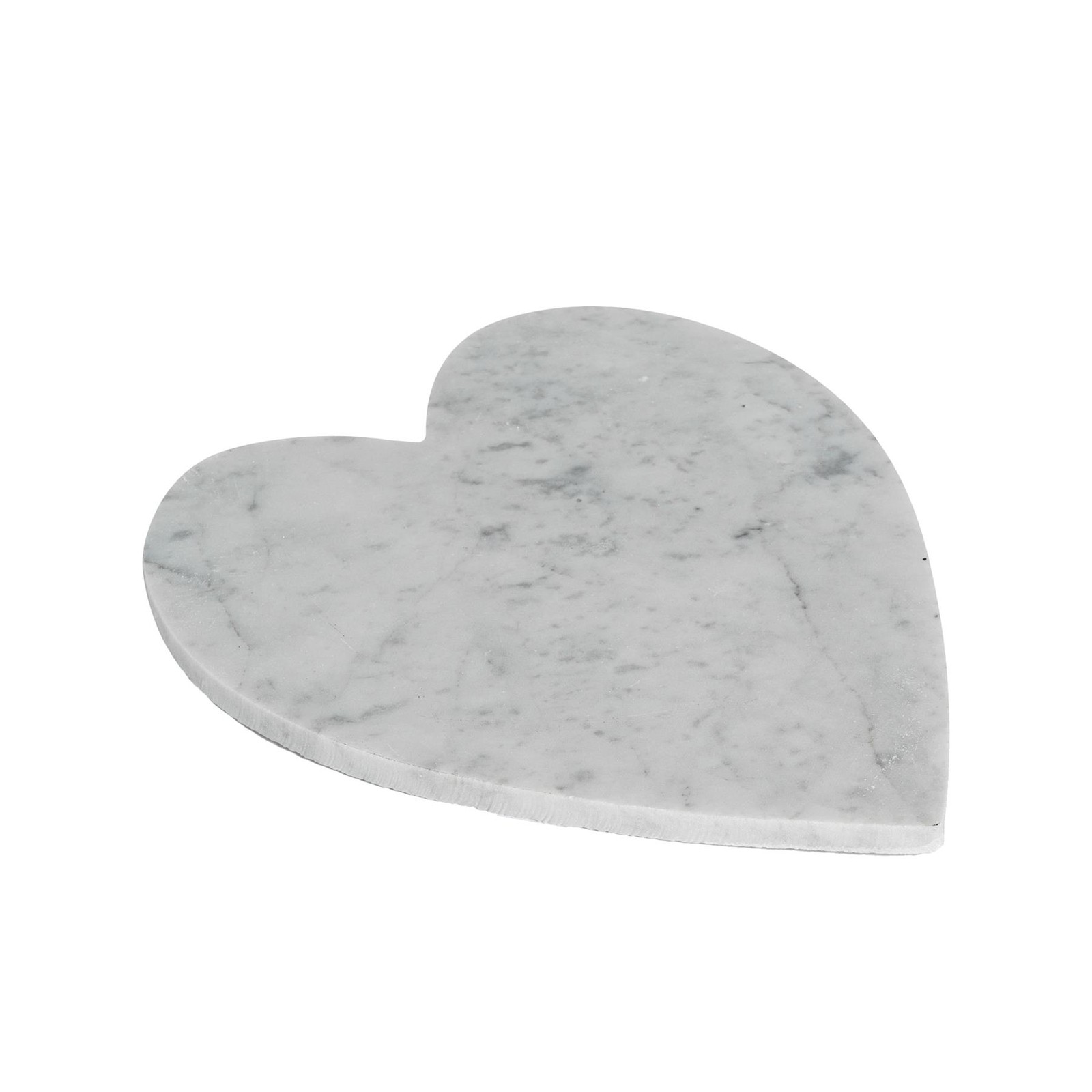 Argon Tableware Unisex White Heart Marble Chopping Board 23 X 27Cm In | Size: 23 X 27 Cm - Image 2