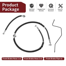 2006 2007 2008-2024 For Yamaha Raptor 700 700R Front Brake Hose Line & Pipe Kit