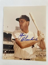 Johnny Blanchard Autographed 8x10 W/Madison Sports Mgmt. COA New York Yankees