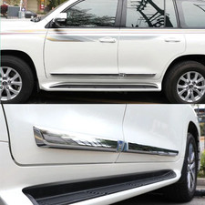 4pcs Car Abs Chrome Side Body Moldings For Toyota Land Cruiser Lc200 2008-2021 4pcs Car Abs Chrome Side Body Moldings For Toyota Land Cruiser Lc200 2008-2021