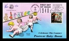 US COVER POSTWAR BABY BOOM 1940S CELEBRATE CENTURY FDC PUGH HAND PAINTED