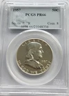 1957 Franklin Half Dollar | PCGS PR66 | Silver Half Dollar