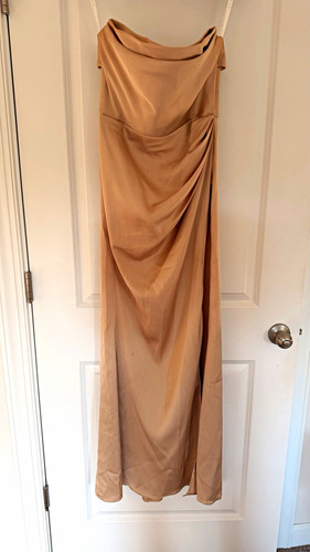 Azazie Leonis Sleeveless Bridesmaid Dress Formal Gown in Regular Size A6