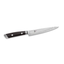 2ND Shun Kaji 6" Serrated Utility Knife KDM0011 Damascus SG2 Japanese KDM 0011