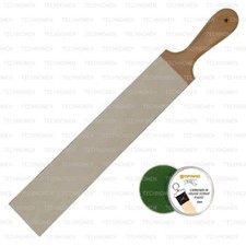 HONING SHARPENING STROPPING LEATHER PADDLE STROP CHROMIUM OXIDE PASTE