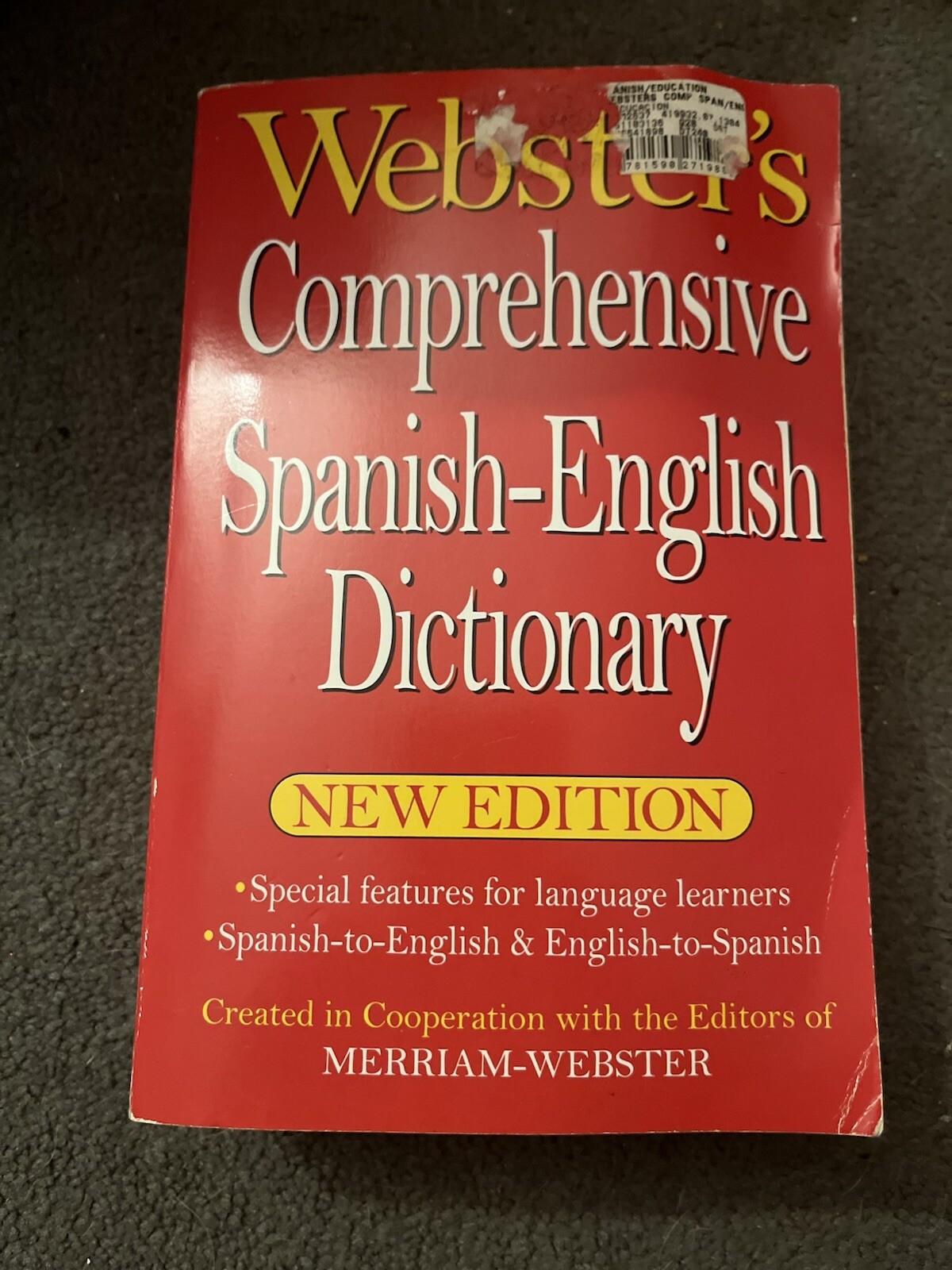Webster's Comprehensive Spanish-English Dictionary