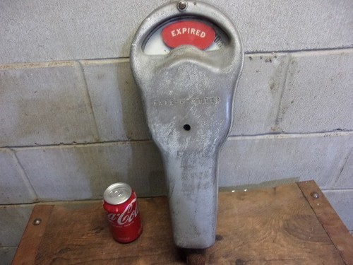 Vintage Park-O-Meter 10-Hour Parking Meter Head Quarters Not Locked/ no Keys - Picture 4 of 7