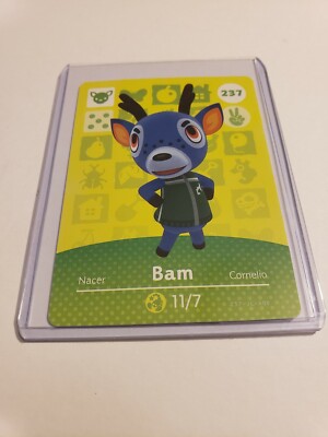 Bam - Villager NFC Card for Animal Crossing New Horizons Amiibo – NFC Card Store