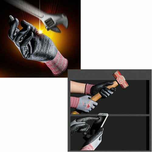 Guanti da lavoro 3M ProGrip 3000 MAX rivestiti in nitrile S M L XL guanti da lavoro premium - Foto 3 di 7