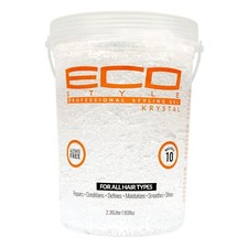 Eco Style Krystal Styling Gel - Adds Body and Shine to all Styles-80 oz