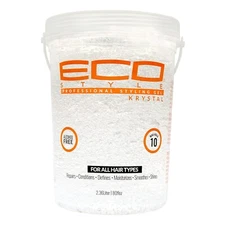 Eco Style Krystal Styling Gel - Adds Body and Shine to all Styles-80 oz