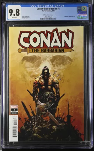 Conan the Barbarian #1 CGC 9.8 1:25 Gerardo Zaffino Variant 2019 New Slab