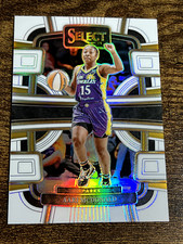 AARI MCDONALD 2024 Panini Select WNBA White Prizm /99 #91 Concourse Level