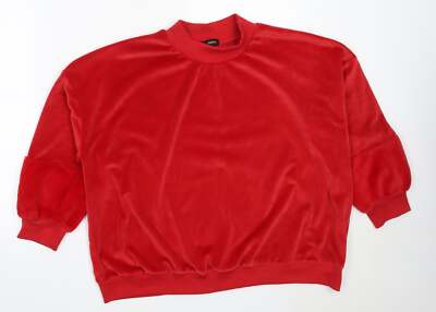 QED London Damen Sweatshirt rot Polyestermischung Größe L